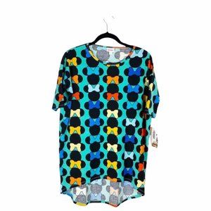 LuLaRoe XXS Turquoise Minnie Mouse T-shirt